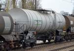 Kesselwagen vom Einsteller ON Rail GmbH mit RUHRTRANS Logo eingestellt in den Niederlanden mit der Nr.