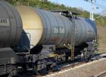 Kesselwagen mit der Aufschrift RUHRTRANS vom Einsteller On Rail eingestellt in den Niederlanden mit der Nr.