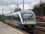 MR- M�rkische Regiobahn mit VT 560 (Duewag Bj.2001) Winter 2008 Bhf.