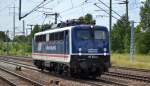 Jetzt fuhr sie mir endlich auch vor die Linse, die jahrelang in weiß lackierte ex DB Werk Dessau 110 511-3 jetzt in PRESS-Besitz und wunderschönem neuem Design befindliche 110 043-6 (91 80