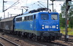 PRESS 140 008-6 (140 845-9) mit Ganzzug hauptsächlich italienischer Schiebewandwagen am 19.07.16 Bf.