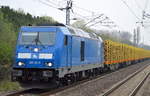 PRESS 285 101-5 (0076 001-1) mit Holzzug am 04.04.17 Bf.