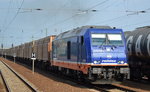 Raildox mit 076 109-2 mit Containerzug (Holzhack-Schnitzel) am 16.09.16 Bf.