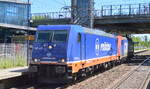 Raildox Lokzug mit 185 419-9 mit Re 482 035-3 am haken am 02.06.17 Bf.
