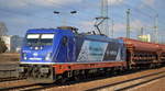 Raildox 187 317-3 mit dem Düngerzug am 13.02.18 Bf.