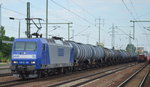 RBH 205/145-CL 205 (145 101-2) mit Kesselwagenzug am 21.07.16 Bf.