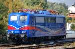 Und nun noch eine zweite wundersch�ne blaue SRI 151�r, noch ganz frisch gl�nzend und anscheinend f�r EGP im Einsatz, 151 033-8 (91 80 6151 033-8 D-SRI, Krauss Maffei Bj.1974) am 14.09.13 am alten Gbf.