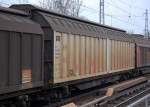 Gro�r�umiger, vierachsiger Schiebewandwagen vom Wageneinsteller TRANSWAGGON GmbH eingestellt in Deutschland mit der Nr.