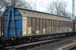 Großräumiger Schiebewandwagen vom Einsteller TRANSWAGGON mit der Nr.