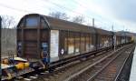 Schiebewand-Doppelwageneinheiten vom Typ Laaiims vom Einsteller TRANSWAGGON mit der Nr.