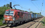 TXL mit der sehr schönen Alpha-Trains Mietlok 193 555-0 ([NVR-Number: 91 80 6193 555-0 D-ATLU, Siemens Bj.2016]  OFFROAD  und gemischtem KLV-Schiebewandwagen-Güterzug am 05.09.17 Bf.