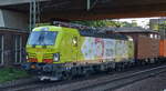 TXL mit der Alpha Train Vectron 193 551-9  ZWEI POLE MIT ENORMER ZUGKRAFT  mit Containerzug Ausfahrt Hamburger Hafen am 19.06.17 Bf.