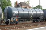 Intetressanter neuer Kesselwagen vom Typ Zacns, eingestellt von der deutschen GATX in den Niederlanden mit der Nr.