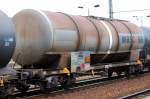 Kesselwagen vom schweizer Wageneinsteller Wascosa AG vom Typ Zas eingestellt mit der Nr.