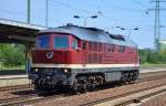 WFL mit ihrer 231 012-6 bei der Durchfahrt Bhf.