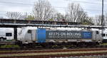 Rheinische Bahnpersonal- and Verkehrsgesellschaft mbH, Siegburg [D] mit der geleasten Railpool Lok  186 436-2  [NVR-Nummer: 91 80 6186 436-2 D-Rpool] und einem Ganzzug fabrikneuer TOYOTA Transporter