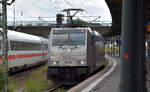 HSL Logistik GmbH, Hamburg [D] mit der geleasten Railpool Lok   186 551  [NVR-Nummer: 91 80 6186 551-8 D-Rpool] am 28.07.26 H�he Bahnhof Hamburg-Harburg.