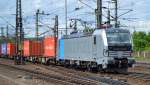 Railpool Mietlok Siemens Vectron 193 801-8 (91 80 6193 801-8 D-Rpool, Siemens für EVB/MWB tätig am 23.05.14 Durchfahrt Bhf.