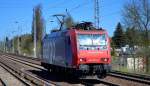 SBB Cargo Mietlok Re 482 033-8 am 21.04.15 Berlin-Karow.