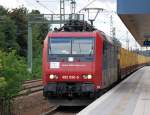 Re 482 020-5 (Bombardier, Bj.2003) mit dem Logo der mir bisher unbekannten Fa.