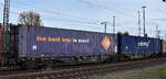 Tschechischer Gelenk-Containertragwagen vom Einsteller Tenutado SK, a.s.