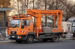 Ein MAN 8.113 mir Arbeitb�hne von RUTHMANN der Fa.