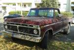 Wahrscheinlich Ford Ranger Pickup Variante aus den 80ér Jahren, bis auf einzelne Lackschäden gut erhaltenes Teil, 06.09.14 Berlin-Pankow.