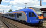 Vierteiliger Stadler FLIRT von cantus 428 551/828 051/428 051  Kassel  (Stadler Bj.2006)am 31.05.14 abfahrbereit als R5 nach Kassel im Bhf.