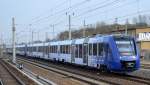 Wiederum eine Testfahrt von vlexx Lint 81 + 54 Dieseltriebzügen mitten durch Berlin, hier ein Dreiergespann bestehend aus 620 417 + 622 922 + 622 928 am 05.11.14 Berlin-Blankenburg.
