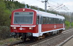 Eine weitere Überraschung am heutigen Tag war dieser Dieseltriebzug vom Typ NE 81 der Tochtergesellschaft der EGP, die Hanseatische Eisenbahn GmbH (HANS), der VT 43 (95 80 0626 043-3 D-EGP, WU