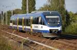 VT 736 (95 80 0643 412-9+95 80 0943 412-6+95 80 0643 912-8 D-NEBB) als NE27 Richtung Berlin-Gesundbrunnen, 06.09.12 Berlin-Karow.
