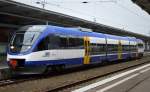 NEB VT 0011 (643 624-9) als RB25 nach Werneuchen abfahrbereit im Bhf.