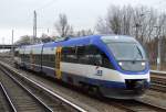 NEB VT 0011 (643 624-9) als RB25 nach Werneuchen am 07.12.15 Berlin-Springpfuhl.