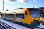 ODEG 650.739  Bad Saarow  auf Dienstfahrt am 06.01.17 Durchfahrtgleis Bf.