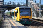 ODEG 650.739 am 03.08.17 Durchfahrt Bf.