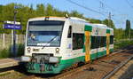 Ein ehemaliger vogtlandbahn RegioShuttle jetzt für die NEB, hier als RB60 nach Eberswalde Hbf am 06.07.17 Bf. Berlin-Hohenschönhausen.   