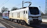LEG - Leipziger Eisenbahnverkehrsgesellschaft mbH, Leipzig [D] mit ihrer Eurodual Lok  159 445  [NVR-Nummer: 90 80 2159 445-6 D-LEG] und geleasten Vectron Dual Lok   248 022  [NVR-Nummer: 90 80 2248