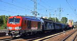 DB Cargo AG, Mainz [D] mit ihrer Vectron Dual Mode Light Lok  249 030  [NVR-Nummer: 90 80 2249 030-8 D-DB] und einem gemischten Güterzug und hinten dran noch die  298 331-0  Richtung Rbf.